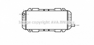 AVA QUALITY COOLING fd2004 -  Радиатор, охлаждение двигателя